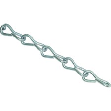 Jack Chain 3mm Galvanised Ideal for Hanging Baskets Bird Feeders various lengths