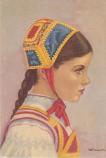 $CS/ Costume Sardo - OSIMO (Sassari) - Perrotti - Viaggiata - 19,5X15