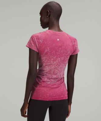 Lululemon Lulu Swiftly Tech SS Shirt Gradient Block Pomegranate  display picture 1
