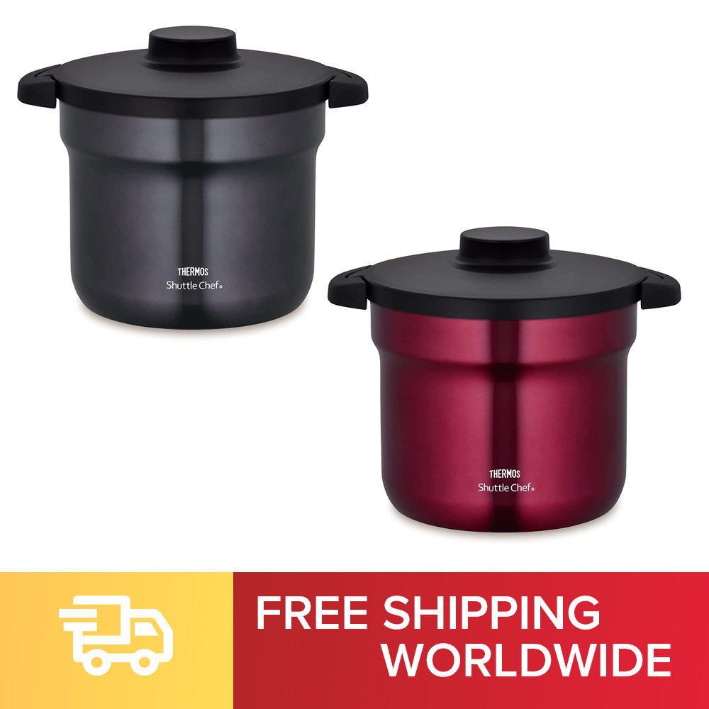 New Thermos KBJ-4501 Vacuum Insulated Cooker, Shuttle Chef, 