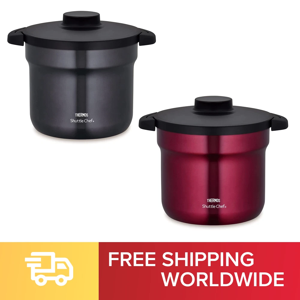 New Thermos KBJ-4501 Vacuum Insulated Cooker, Shuttle Chef, 1.1 gal (4.3 L)