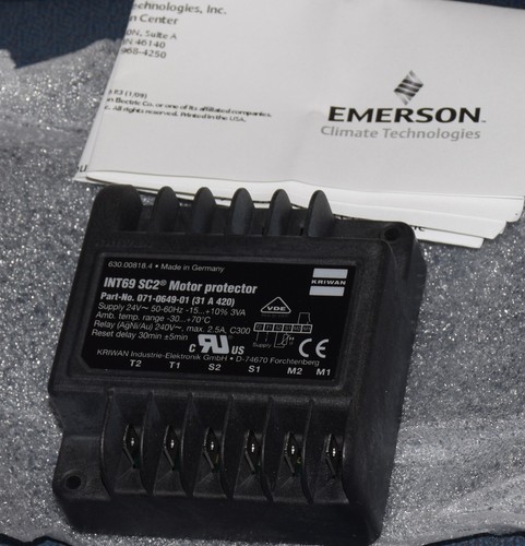 ORIGINAL COPELAND 998-0520-04 MOTOR PROTECTOR INT69 SC2 871-0649-01 24V KRIWAN - Picture 3 of 5