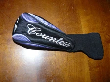PowerBilt Countess #4 Hybrid Head Cover - Black/Purple 9.5/10 condition