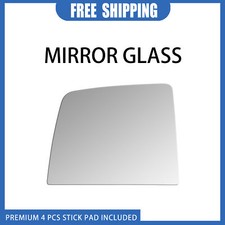 Upper Tow Mirror Glass For 2014-2017 Toyota Sequoia Driver Left Side Flat