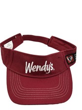 Wendy's Strap Back Visor Hat Cap Dave Thomas Foundation For Adoption Employee