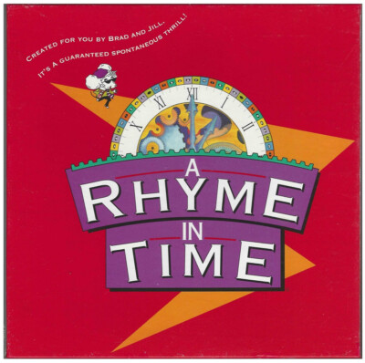 A Rhyme In Time; A Poet & Didn't Know It Board Game (LenArt; 1995 A Rhyme In Time; A Poet & Didn't Know It Board Game (LenArt; 1995