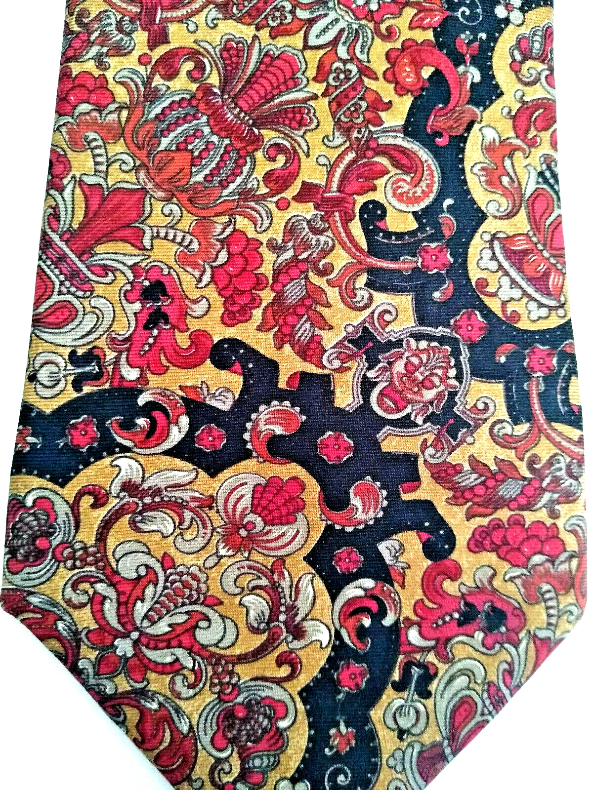 Christian Dior Monsieur TIE Paisley vintage multicolore