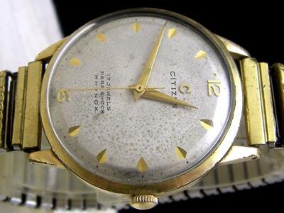 Citizen Parashock Phynox 17 Jewels Hand-Wound Vintage Men's