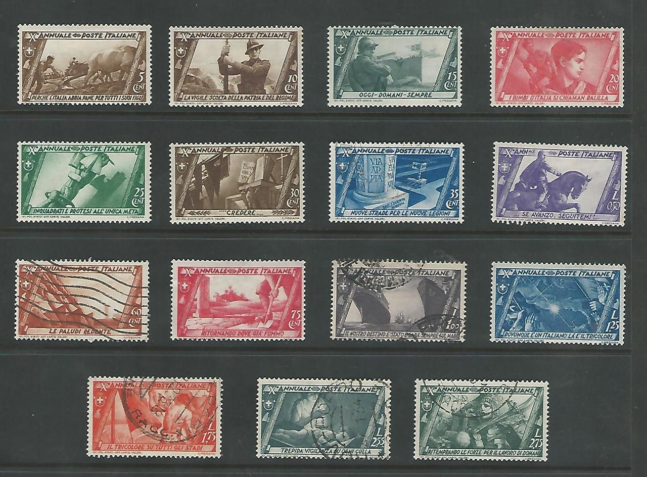 Italy, Postage Stamp, #290-304 Mint & Used, 1932, JFZ Geweldige aanbiedingen, gratis verzending