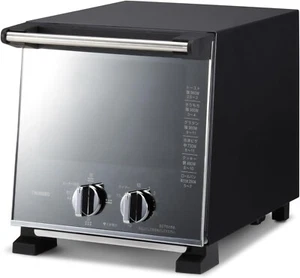 Twinbird Toaster Oven 2-Slice 960W 4-Stage Switch Black TS-D037PB