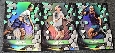 2024 Topps Graphite Tennis Aqua /199 Rublev Sonego Kyrgios Refractor 
