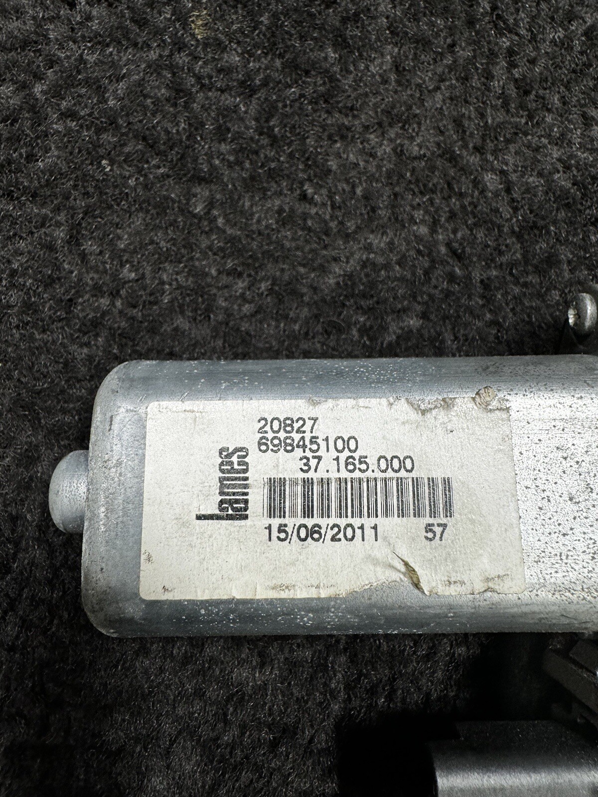 2010-2014 Ferrari California Rear Right Passenger Quarter Window Motor OEM