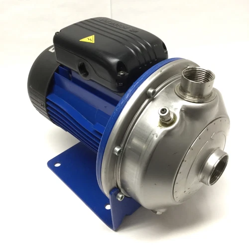 Lowara CEA70/5/A Stainless Centrifugal Pump 30-80LPM, 0.55kW, 220-240/380-415VAC