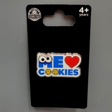 Prendedor Pinback Monstruo Galleta Colección Clásica Plaza Sésamo Ojos Levantados