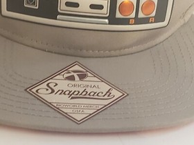 Nintendo NES Controller Gray Baseball Hat Flat Brim Mens Snapback