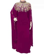 Ramzan EID Moroccan Dubai Long Islamic SALE Farasha Wedding Gown Abaya Kaftan