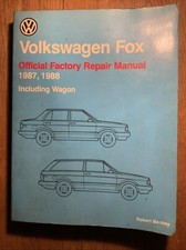 Volkswagen Fox Official Factory Repair Manual 1987 1988 Including Wagon