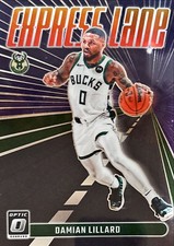 2023-24 Donruss Optic #5 DAmian Lillard Express Lane Purple