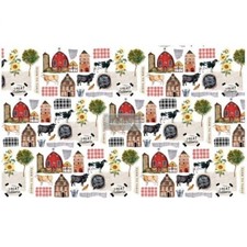 FARM TO TABLE Decoupage -Set of 2 Sheets - Free Shipping