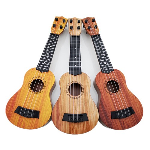 Kit De 6 Instruments De Musique En Bois WOODENFUN – Guitare, Ukulélé, Tambourin, Maracas, Harmonica, Clapettes – Pour Enfant De 3 Ans Et Plus, Cadeau éducatif