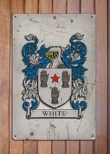 Mercer Coat of Arms A4 Aged Retro 10x8 Metal Sign Aluminium Heraldry
