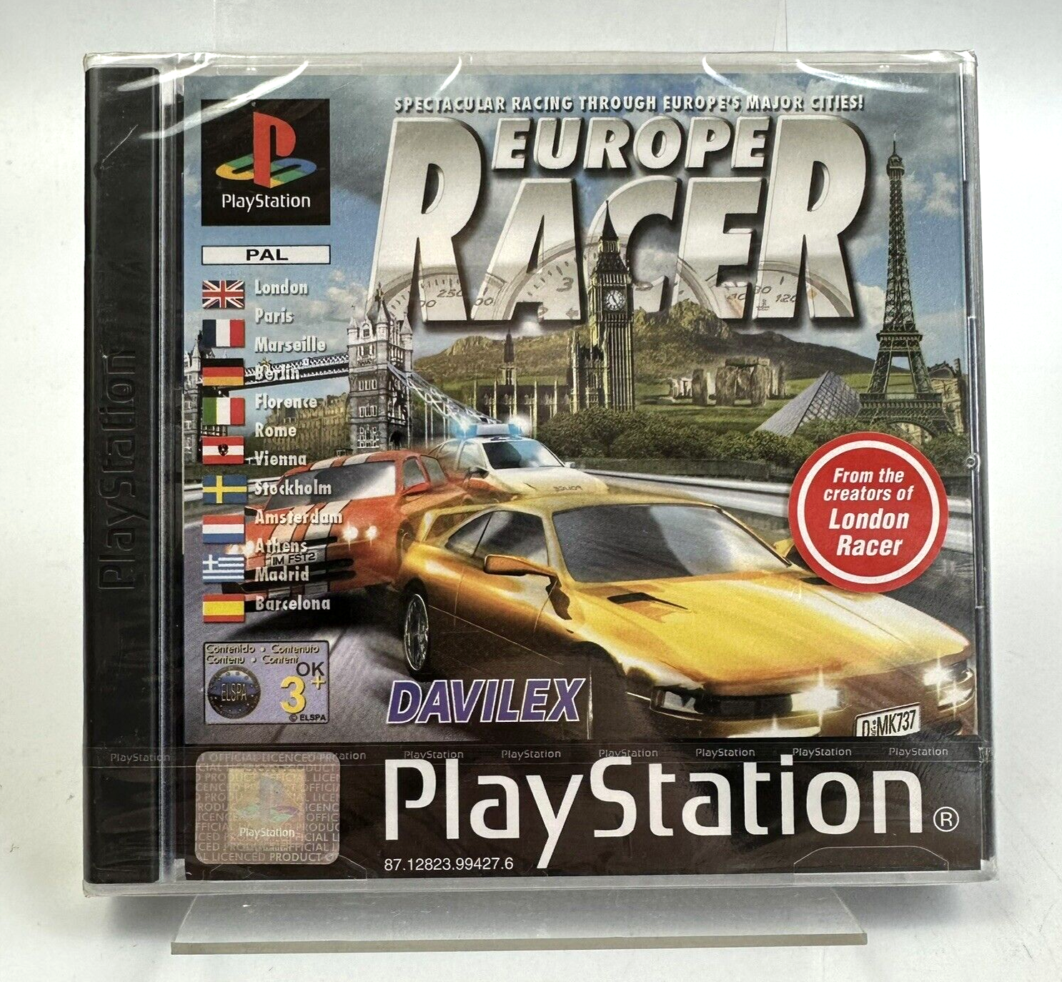 PS1 Europe Racer, New And Factory Sealed