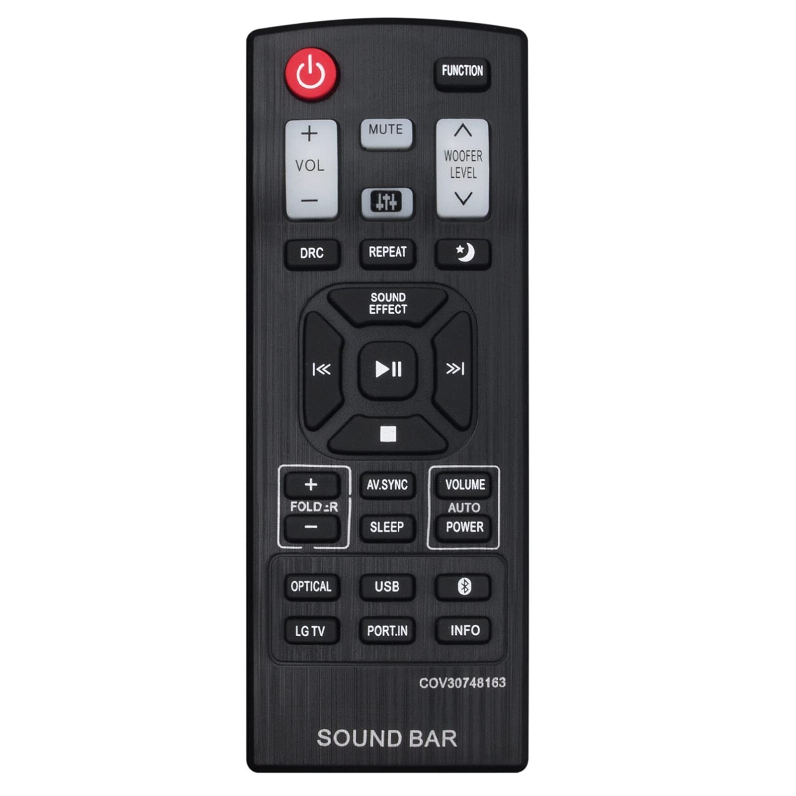 COV30748163 Replaced Remote for LG SoundBar LAS350B LAS355B LAC450B S35A1-W