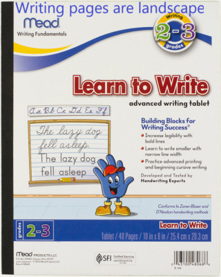 Mead  Learn to Write Advanced Tablet, 40 ct, Grades 2-3 (48068) Landscape