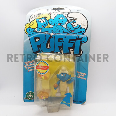 SMURFS Smurfs Smurf Smurf - Action Figure Precious Games Vintage MOC NEW