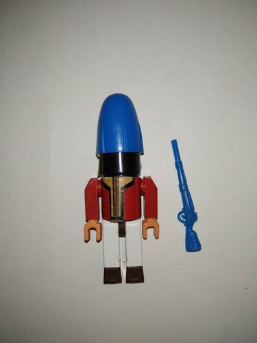 ANCIEN KINDER MONTABLE VINTAGE – soldat garde + fusil - Foto 2 di 2