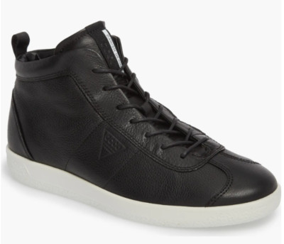 ECCO Mens Soft 1 High Top Sneaker (EU 42/US 8-8.5)