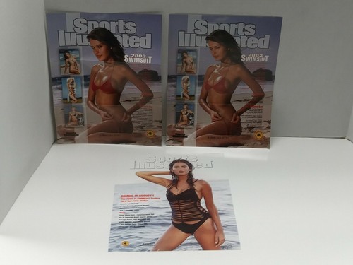 Lot of 3 Sports Illustrated Swimsuit Card Set Promotional Sell Sheets