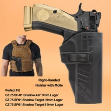 CZ 75 SP01 Shadow Holster w/ Molle Fit CZ 75 SP01 Shadow Target I Accu Tactical