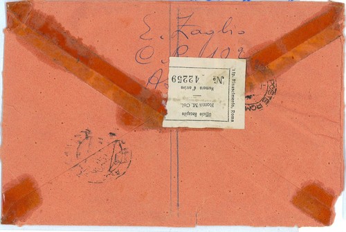 48635 - B.A. ERITREA postal history: EXPRESS AIRMAIL COVER to ITALY - NICE! - Picture 2 of 2