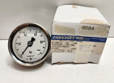 NEW OLD STOCK ASHCROFT 63MM 0-100 PSI 1/4" PRESSURE GAUGE