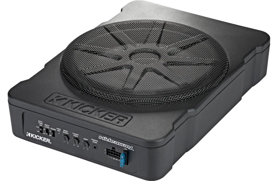 Kicker Hideaway 10" Compact Powered Subwoofer