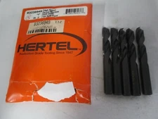 (83238949) 0.404 x 1-15/16 x 3-5/16 OAL 135° HSS Screw Machine Drill Bit - Qty 5