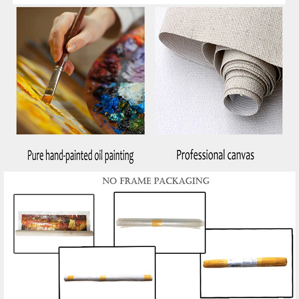 Pintura al óleo pintada a mano Vincent van Gogh - Noche estrellada Foto 2 de 2