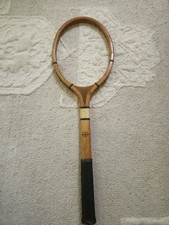 Narragansett Twenty Vintage tennis racket CONQUEROR live wood, As Is, No Strings