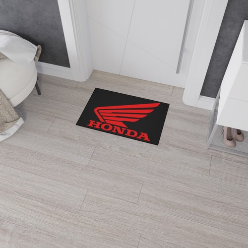 Red Wing Honda Heavy Duty Floor Mat | Motorcycle Decor, Garage Mat Car Entrance - Picture 13 of 17