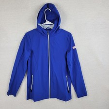 Hunter Target Rain Jacket Waterproof Hooded Size Youth XL Blue