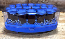 Clairol/Remington Setter 20 Velvet 8 Jumbo Hot Rollers VH-20 17 Clips