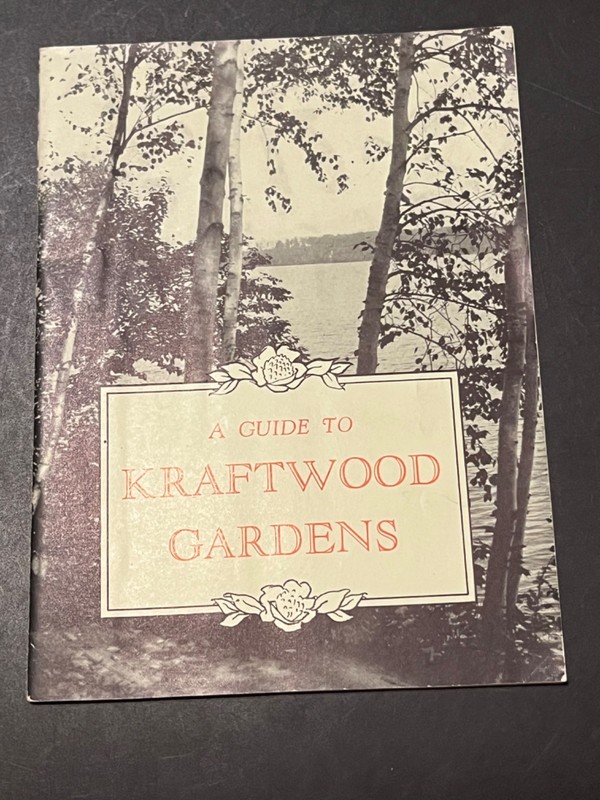 Vintage Guide to Kraftwood Gardens Elcho WI once owned by JL Kraft Kraft Cheese