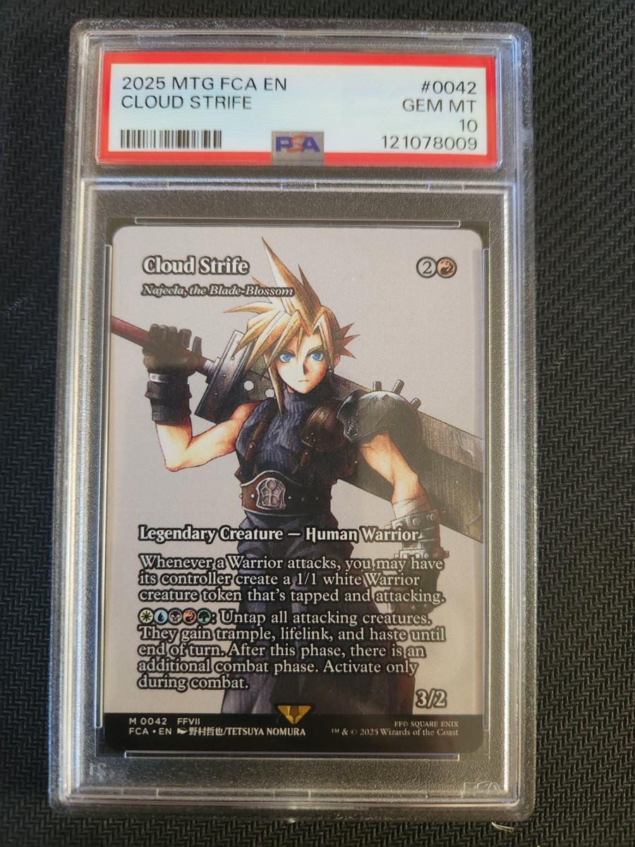 MTG Final Fantasy Cloud Strife #42 Non-Foil PSA 10 | eBay