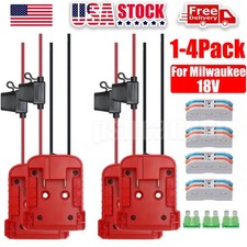 1-4Pack DIY Power Wheels Adapter Compatible With Milwaukee 18V Battery Dock