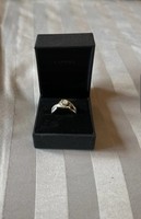Silver 0.10 Carat Diamond Ring