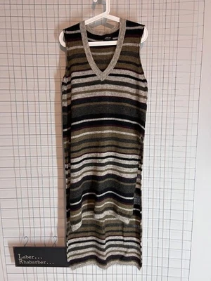 ZARA Pullunder Gestreift in Überlänge Multicolor M - Bild 1 von 4
