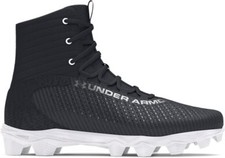 Under Armour Boys' Highlight 2 RM Jr. Football Cleats Black/White/Misc - 3027322