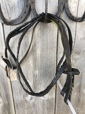 Black English Laced Reins - Good Schooling Condition