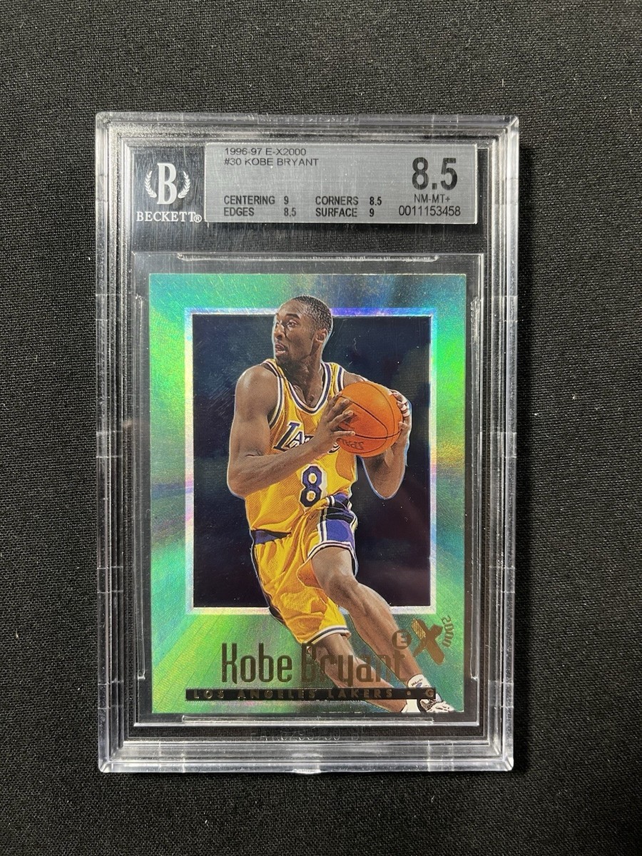1996-97 Kobe Bryant Skybox E-X2000 Green #30 RC Rookie Card BGS